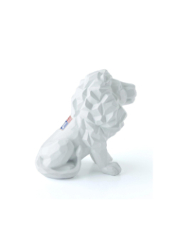 Statuette lion OL officielle blanc - Olympique Lyonnais