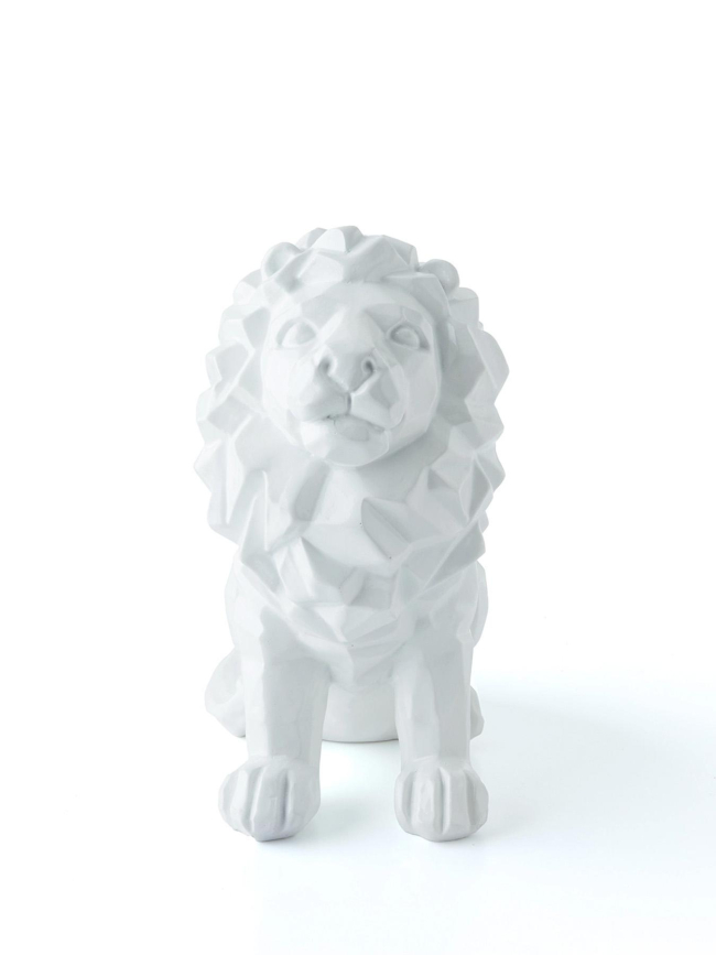 Statuette lion OL officielle blanc - Olympique Lyonnais