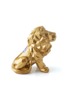 Statuette lion olympique lyonnais officielle doré - OL