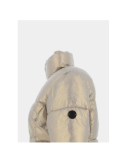 Doudoune courte luce satin doré femme - Happy & So