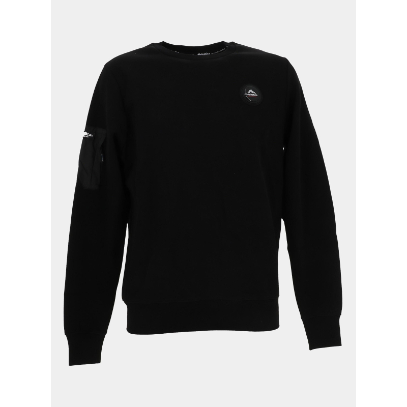 Sweat logo noir homme - Helvetica