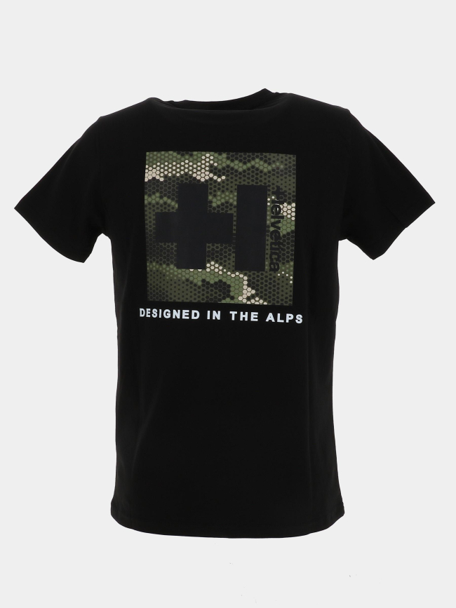 T-shirt blake noir homme - Helvetica