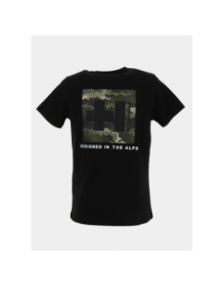 T-shirt blake noir homme - Helvetica
