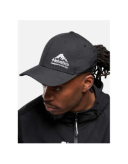 Casquette logo argenté noir - Helvetica