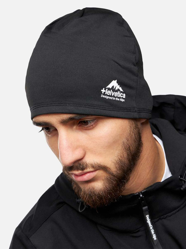 Bonnet missile noir - Helvetica