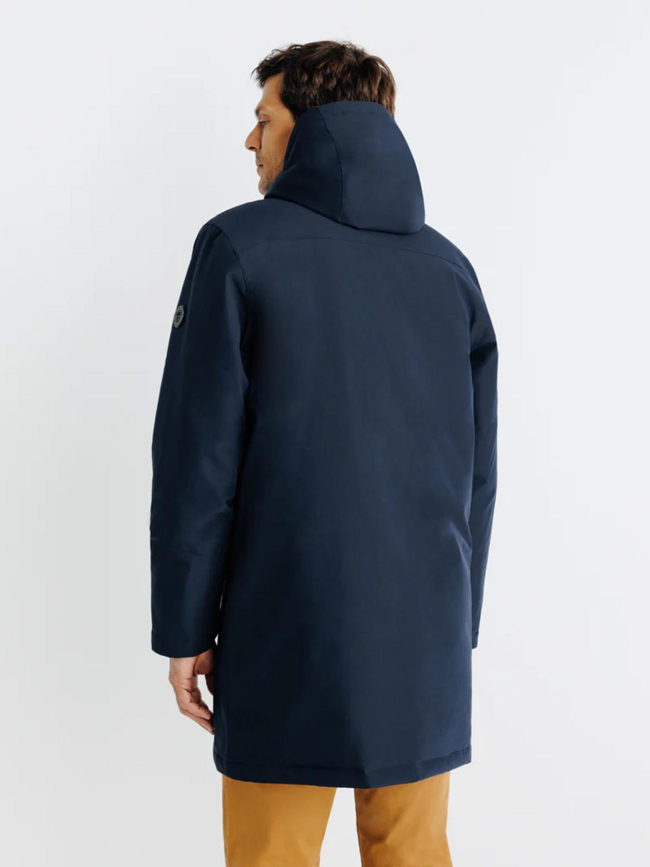 Blouson parka rigame bleu marine homme - Izac