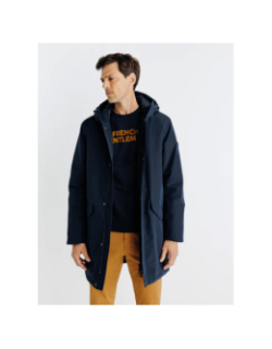 Blouson parka rigame bleu marine homme - Izac