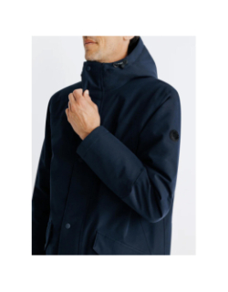 Blouson parka rigame bleu marine homme - Izac