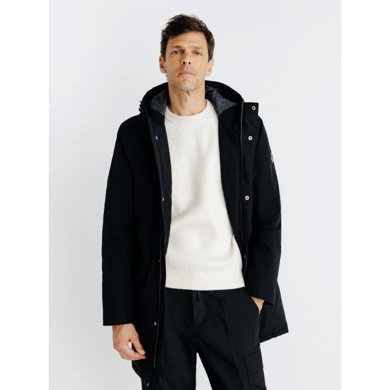 Blouson parka rigame noir homme - Izac