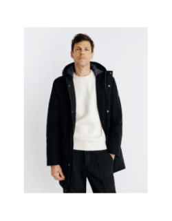Blouson parka rigame noir homme - Izac