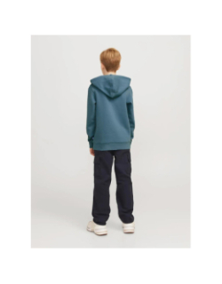 Sweat à capuche elogo oceanview bleu garçon - Jack & Jones