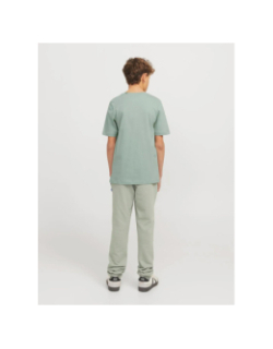 T-shirt logo 24/25 vert garçon - Jack & Jones