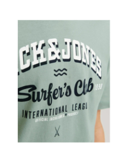 T-shirt logo 24/25 vert garçon - Jack & Jones