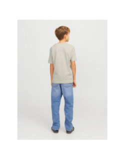 T-shirt logo 24/25 beige garçon - Jack & Jones