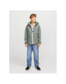 T-shirt logo 24/25 beige garçon - Jack & Jones