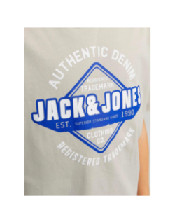 T-shirt logo 24/25 beige garçon - Jack & Jones