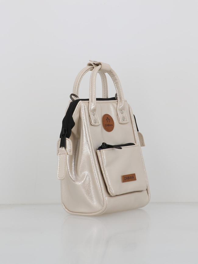 Sac bandoulière nano honolulu argenté femme - Cabaïa