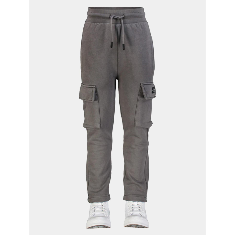Pantalon jogging cargo bacabo gris garçon - Le Temps Des Cerises