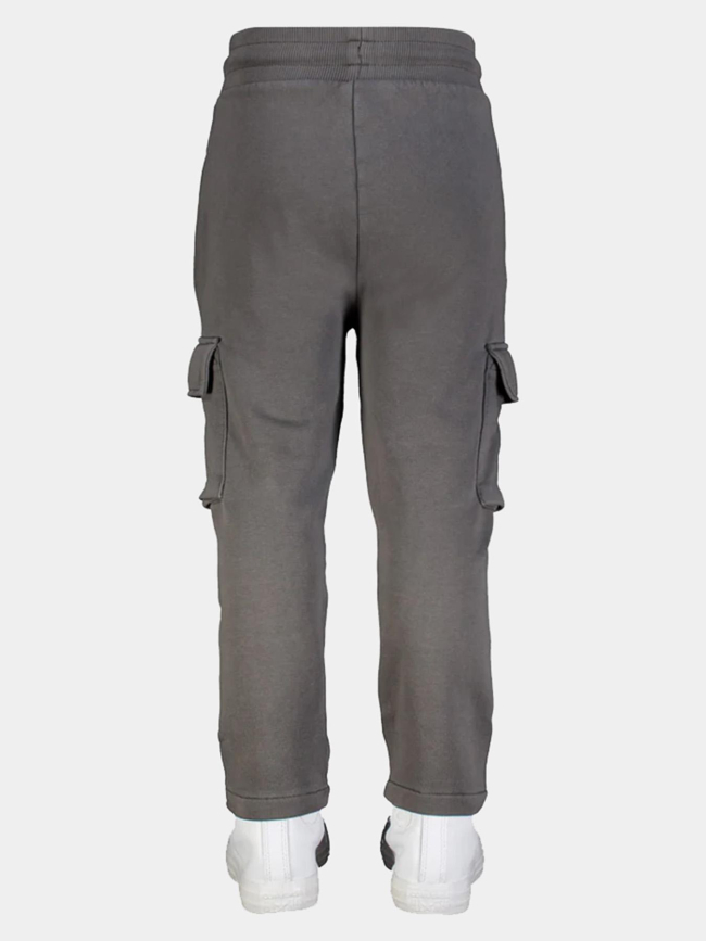Pantalon jogging cargo bacabo gris garçon - Le Temps Des Cerises