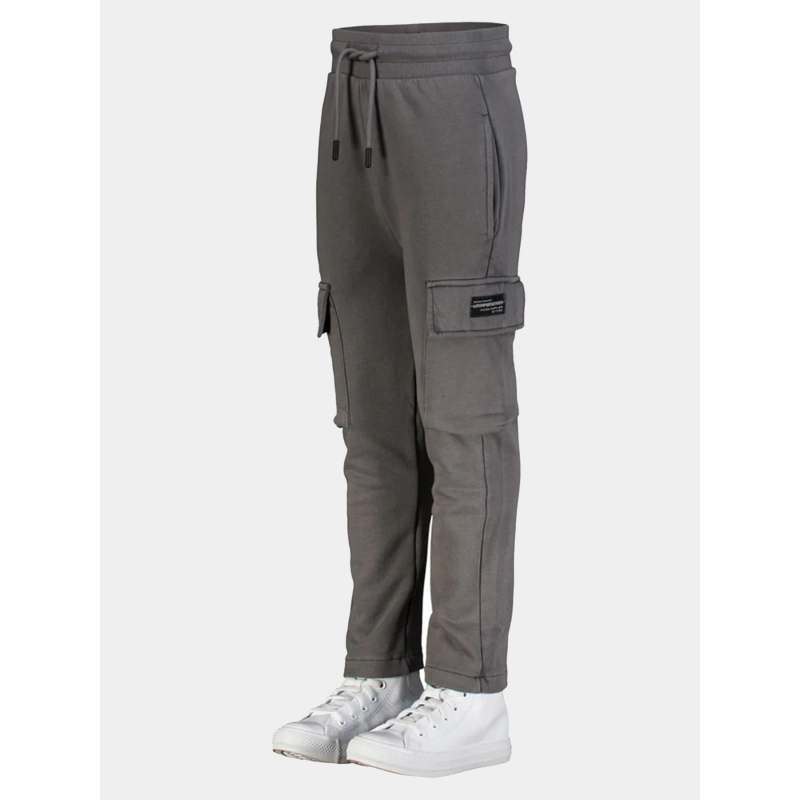 Pantalon jogging cargo bacabo gris garçon Le Temps Des Cerises
