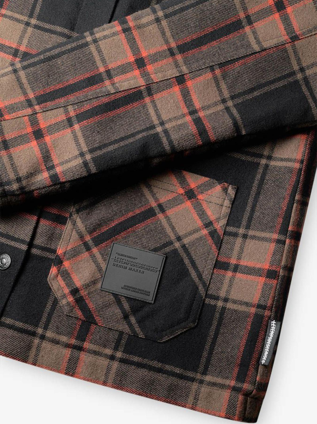 Veste eribo à carreaux kaki garçon - Sun Valley