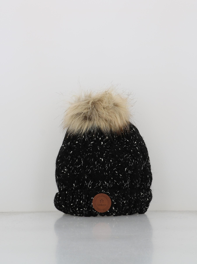 Bonnet pompons lynchburg noir - Cabaïa