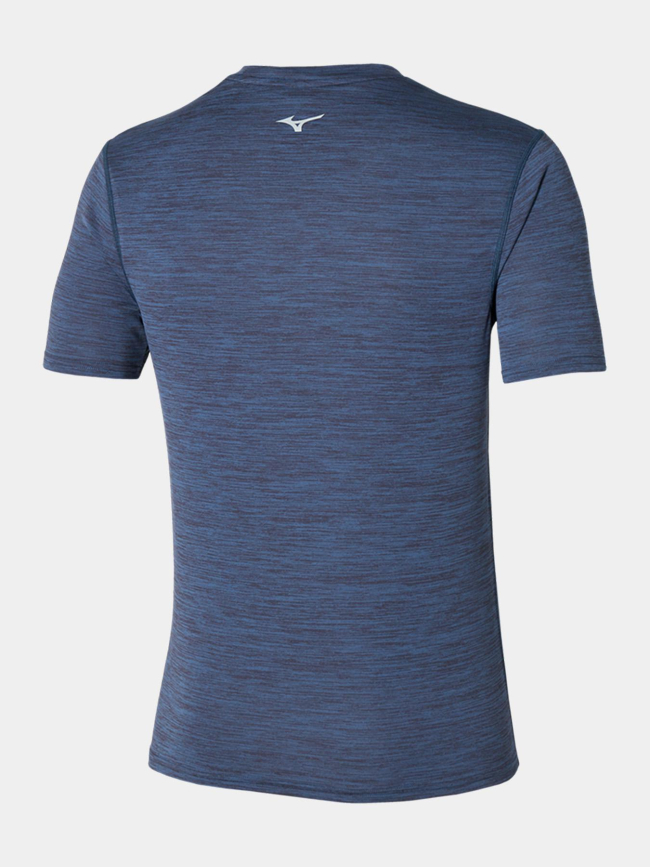 T-shirt de running impulse core bleu marine homme - Mizuno