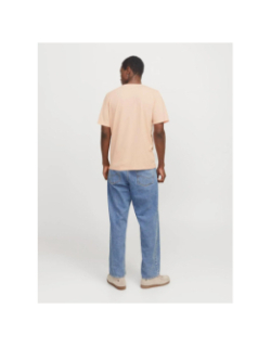 T-shirt logo s25 orange homme - Jack & Jones