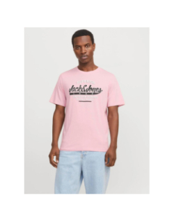 T-shirt logo s25 rose homme - Jack & Jones