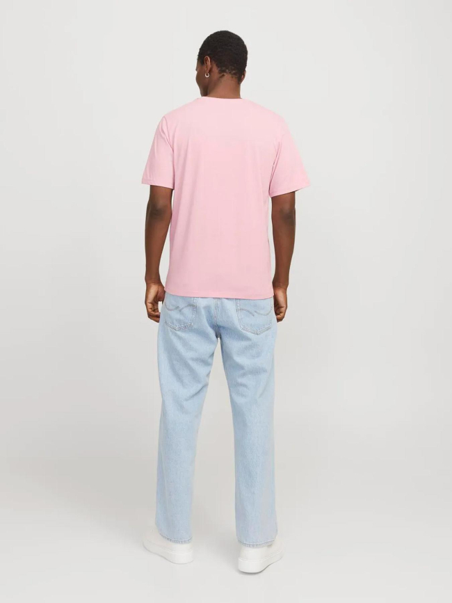 T-shirt logo s25 rose homme - Jack & Jones