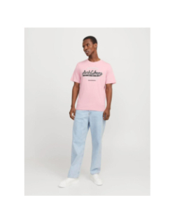 T-shirt logo s25 rose homme - Jack & Jones