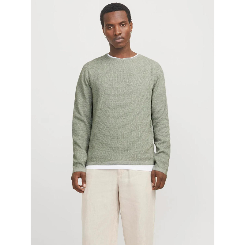 Pull en maille jjegeorge vert homme - Jack & Jones