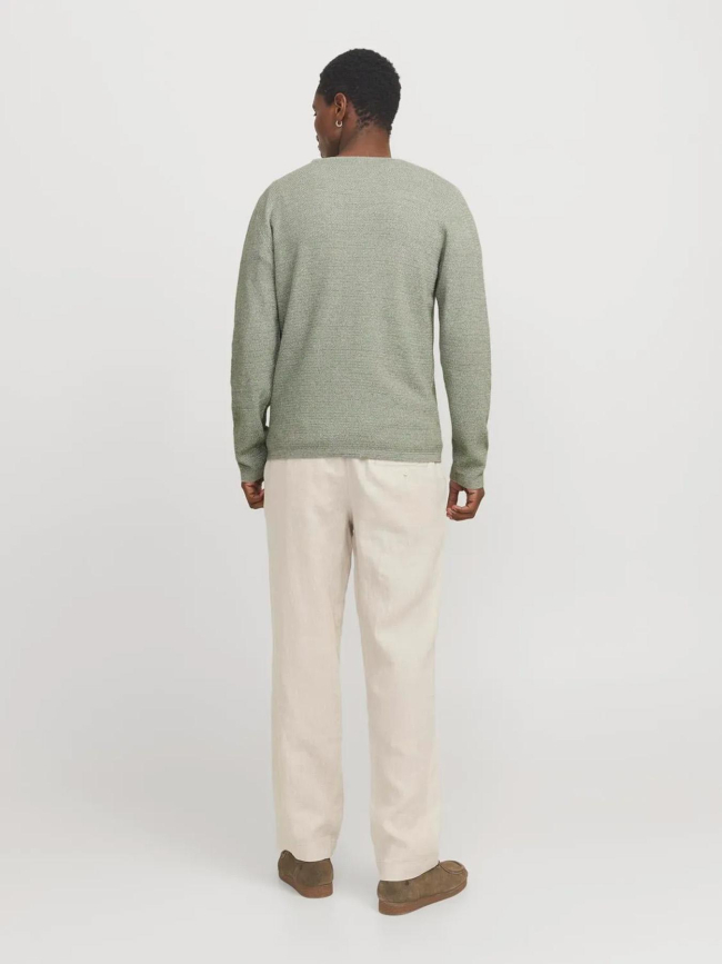 Pull en maille jjegeorge vert homme - Jack & Jones