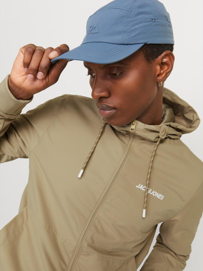 Veste bomber à capuche jjerush beige homme - Jack & Jones