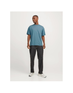 T-shirt uni bradley oceanview bleu homme - Jack & Jones