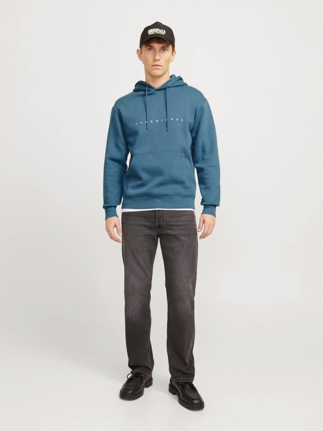 Sweat à capuche jjestar bleu homme - Jack & Jones