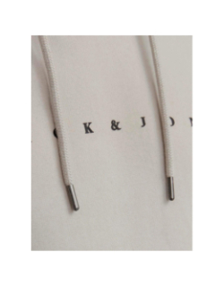 Sweat à capuche jjestar beige homme - Jack & Jones