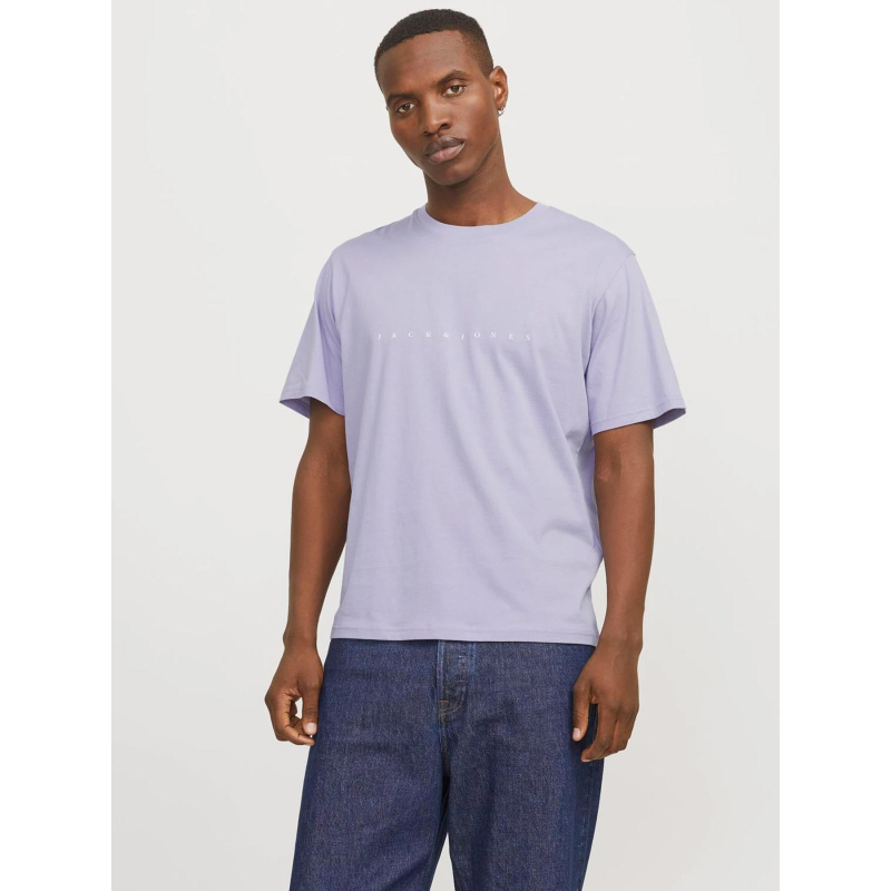 T-shirt à manches courtes jjestar violet homme - Jack & Jones