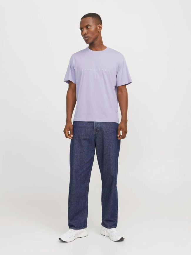 T-shirt à manches courtes jjestar violet homme - Jack & Jones