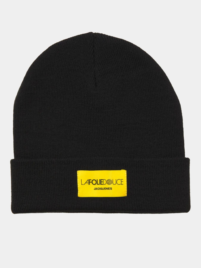 Bonnet la folie douce noir homme - Jack & Jones