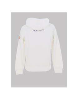 Sweat à capuche la folie douce haze blanc homme - Jack & Jones