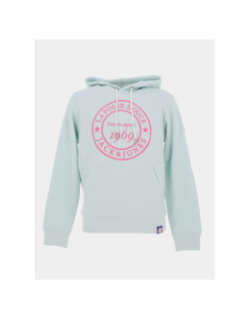 Sweat à capuche la folie douce haze bleu homme - Jack & Jones