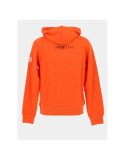 Sweat à capuche la folie douce haze orange homme - Jack & Jones