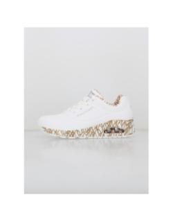 Baskets uno loving love blanc doré femme - Skechers