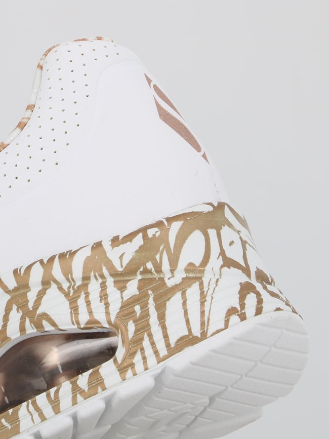 Baskets uno loving love blanc doré femme - Skechers