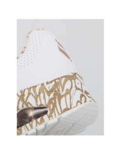 Baskets uno loving love blanc doré femme - Skechers