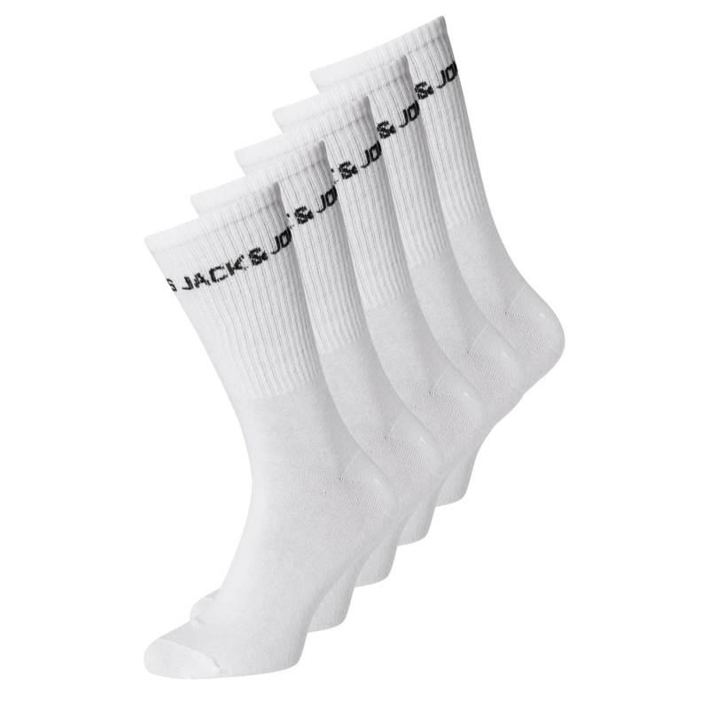 5 paires de chaussettes jacregen blanc enfant - Jack & Jones