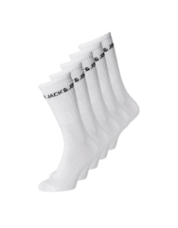 5 paires de chaussettes jacregen blanc enfant - Jack & Jones
