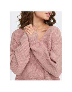 Pull col v justy maya rose femme - Jdy