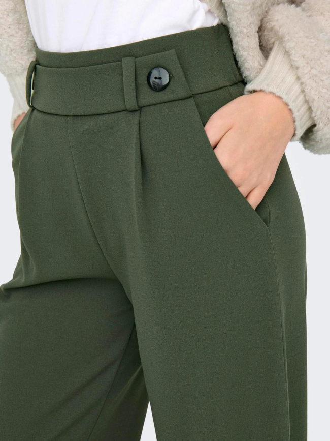 Pantalon à jambe large jdygeggo kaki femme - JDY